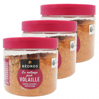 Lot 3x Mélange pour volaille - Boîte 115g