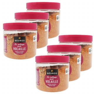 Lot 6x Mélange pour volaille - Boîte 115g