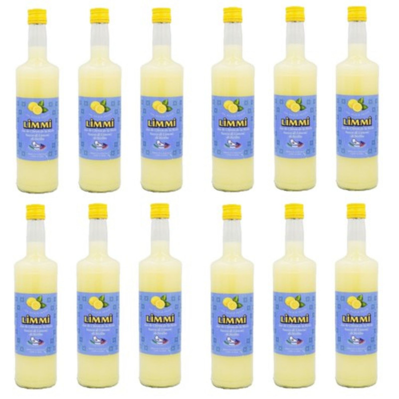 Lot 12x Jus de citron de Sicile - Bouteille 700ml