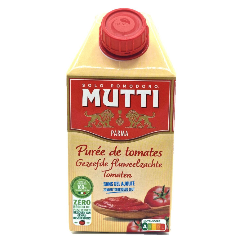 Purée de tomates - Zéro résidu de pesticides - Brique 500g