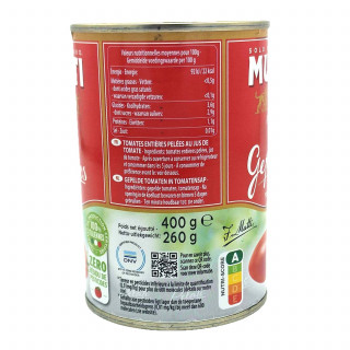 Lot 3x Tomates pelées - Zéro résidu de pesticides - Conserve 400g