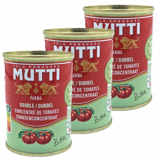 Lot 3x Double concentré de tomates - Zéro résidu de pesticides - Conserve 140g