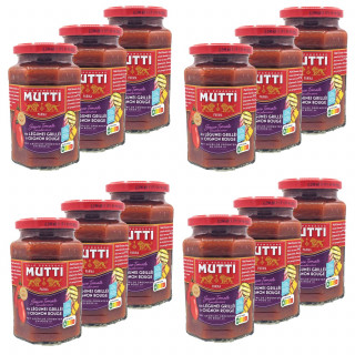 Lot 12x Sauce tomate aux légumes grillées et oignon rouge - Bocal 400g