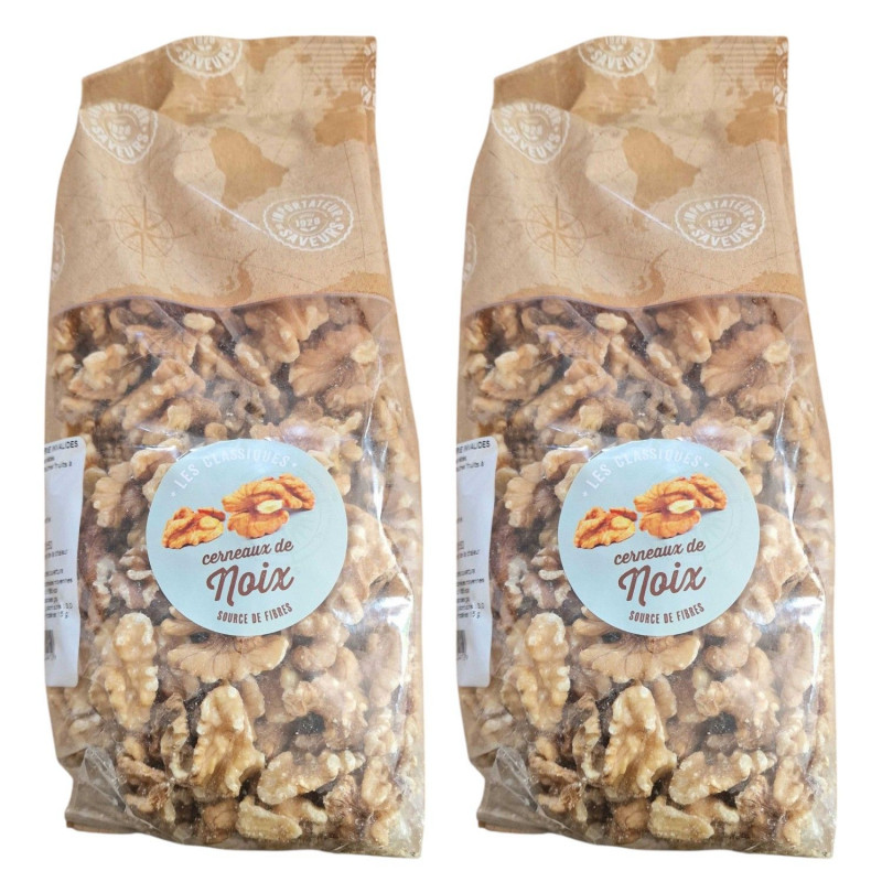 Lot 2x Cerneaux de noix - Paquet 350g