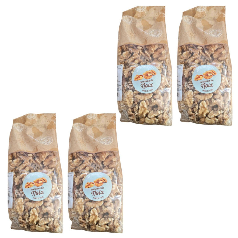 Lot 4x Cerneaux de noix - Paquet 350g