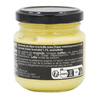 Lot 6x Moutarde à la truffe - Bocal 135g