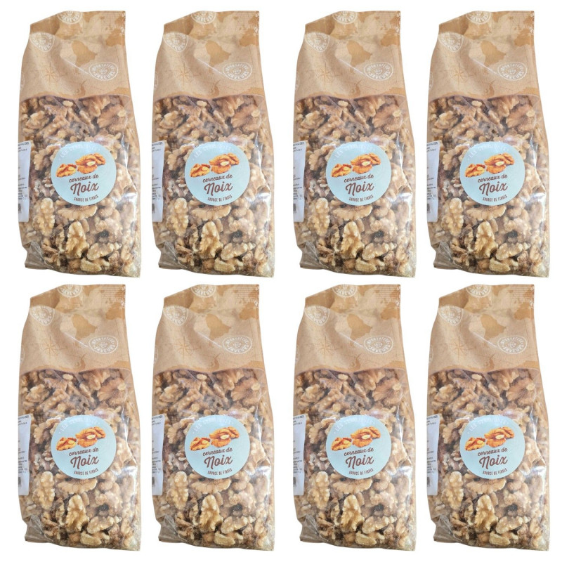 Lot 8x Cerneaux de noix - Paquet 350g
