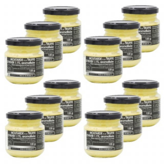 Lot 12x Moutarde à la truffe - Bocal 135g