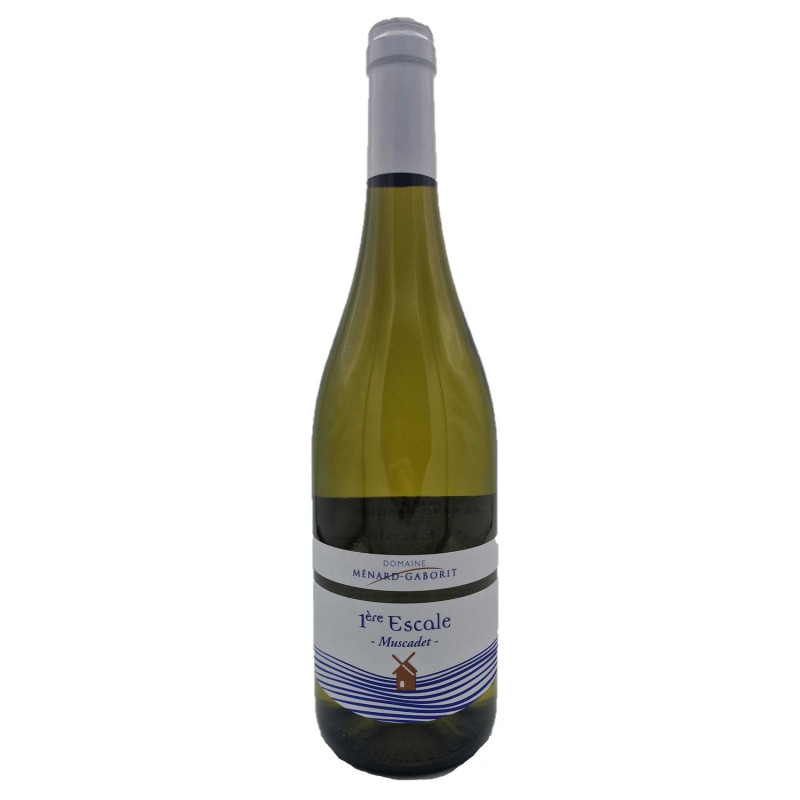 Vin blanc 1ère Escale BIO - Muscadet - Bouteille 750ml