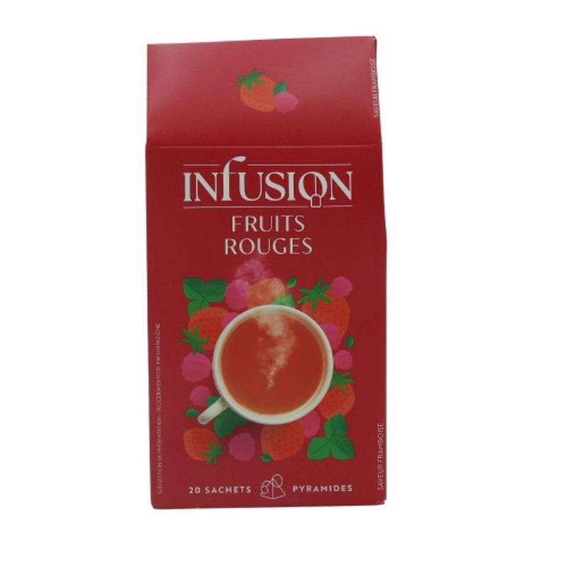 Infusion rooibos fruits rouges - Boîte 32g