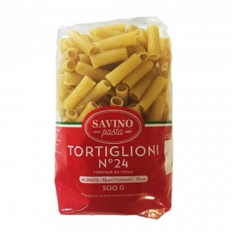 Pâtes Tortiglioni n°24 - Paquet 500g