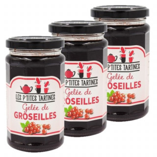 Lot 3x Gelée de groseilles - Pot 270g