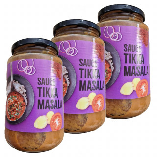 Lot 3x Sauce tikka masala - Pot 400g