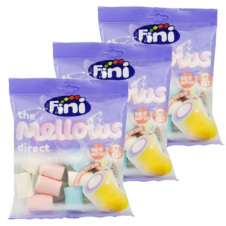 Lot 3x Guimauve mellows - Halal - Sachet 80g