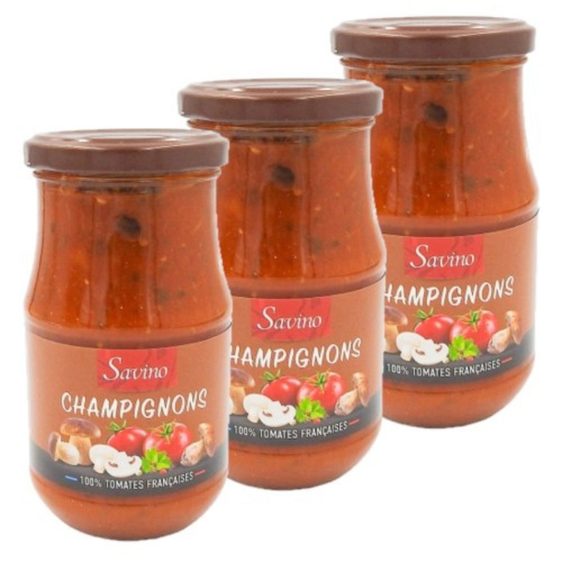 Lot 3x Sauce aux champignons - Bocal 350g