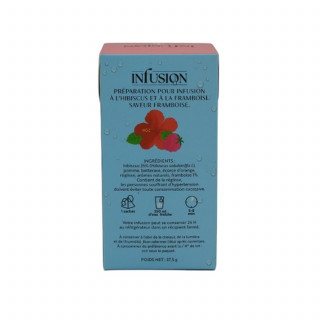 Lot 3x Infusion à froid hibiscus framboise - Boîte 37,5g