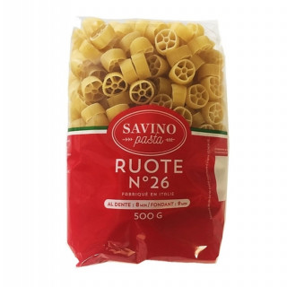 Lot 3x Pâtes Ruote n°26 - Paquet 500g