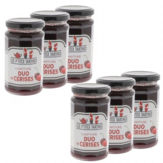 Lot 6x Confiture de duo de cerises - Pot 265g