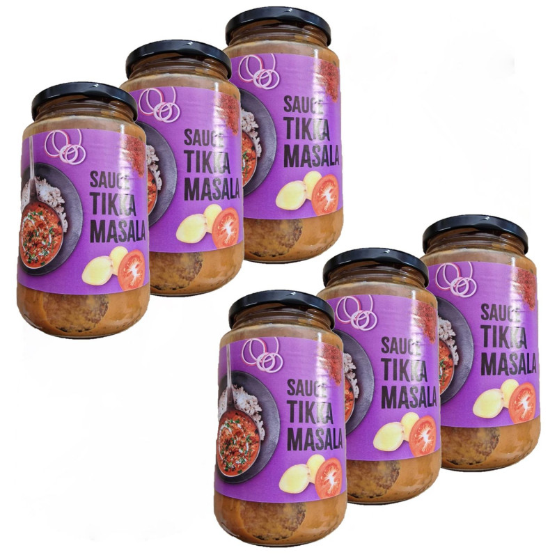 Lot 6x Sauce tikka masala - Pot 400g
