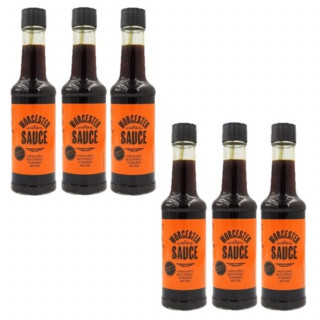 Lot 6x Sauce Worcester - Bouteille 150g