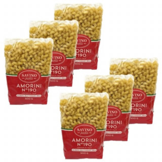 Lot 6x Pâtes Amorini n°190 - Paquet 500g