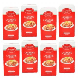 Lot 8x Pâtes à lasagnes - Paquet 500g