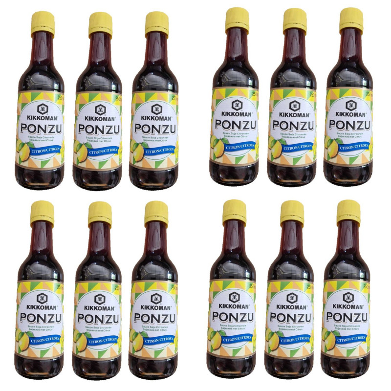 Lot 12x Sauce ponzu - Bouteille 250ml