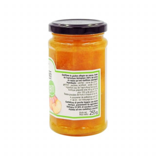 Lot 12x Confiture de pêches allégée BIO - Pot 255g