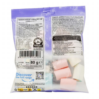 Lot 12x Guimauve mellows - Halal - Sachet 80g