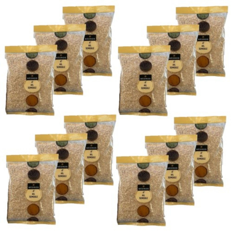 Lot 12x Ail semoule - Sachet 250g