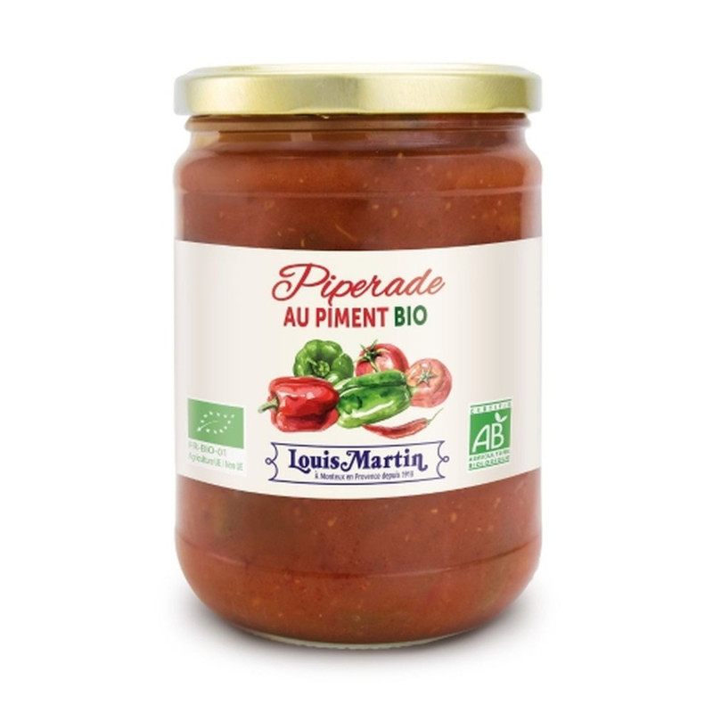 Piperade au piment BIO - Bocal 520g
