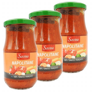Lot 3x Sauce napolitaine - Bocal 350g