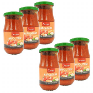 Lot 6x Sauce napolitaine - Bocal 350g