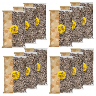 Lot 12x Graines de tournesol grillées salées - Paquet 500g