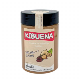 Lot 3x Pâte à tartiner à la crème de noisettes Kibuena - Pot 280g