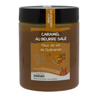 Lot 6x Caramel au beurre salé et à la fleur de sel de Guérande - Pot 570g