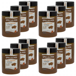 Lot 12x Pâte à tartiner spéculoos crunchy - Pot 570g
