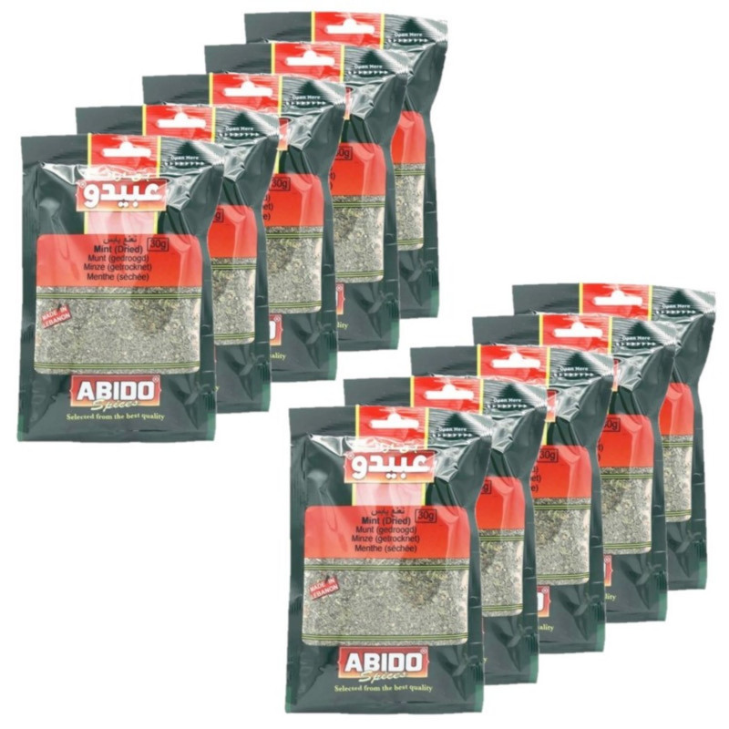 Lot 10x Menthe séchée - Sachet 30g