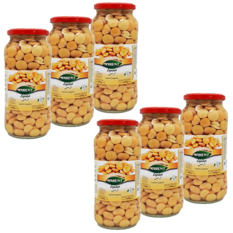 Lot 6x Lupins - Bocal 540g