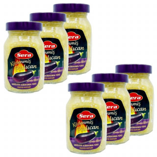 Lot 6x Purée d'aubergines rôties - Bocal 320g