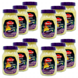 Lot 12x Purée d'aubergines rôties - Bocal 320g