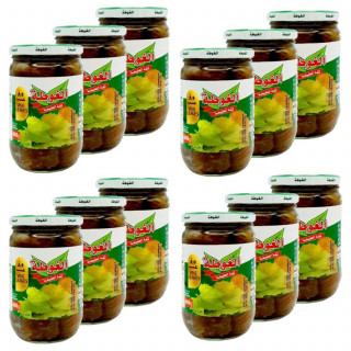 Lot 12x Feuilles de vigne - Bocal 500g