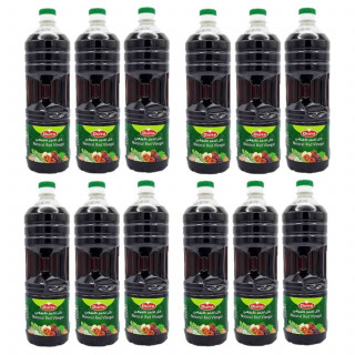 Lot 12x Vinaigre rouge naturel - Bouteille 1L