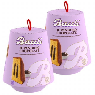 Lot 2x Pandoro à la crème chocolat - Boîte 750g