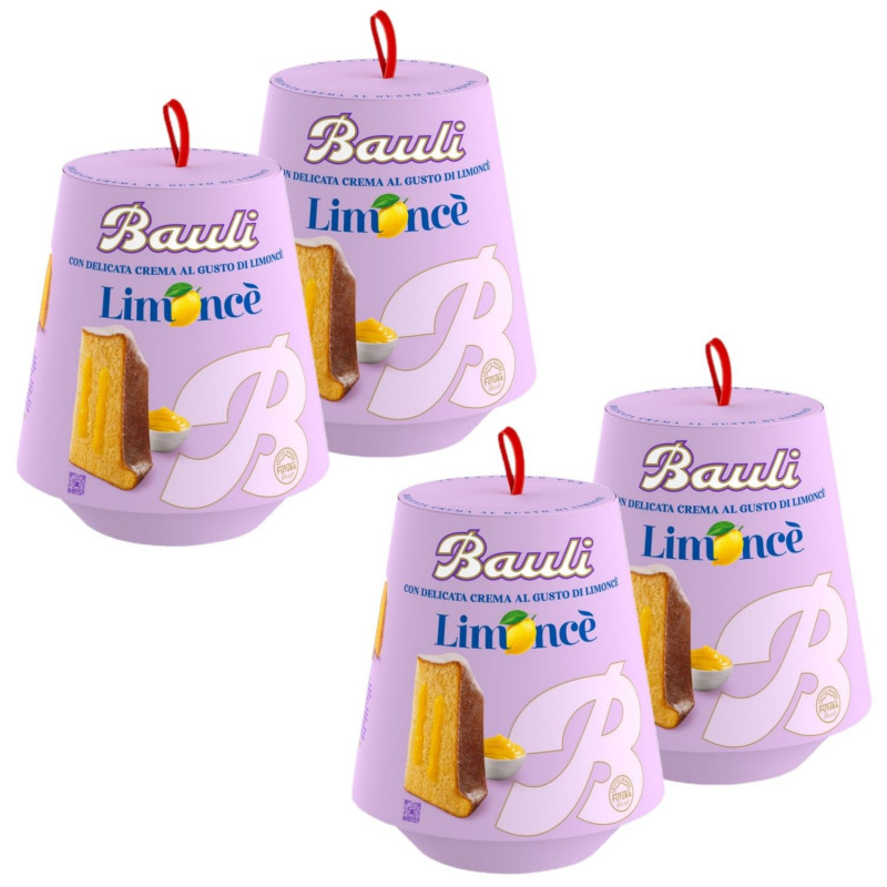 Lot 4x Pandoro limoncè - Boîte 750g