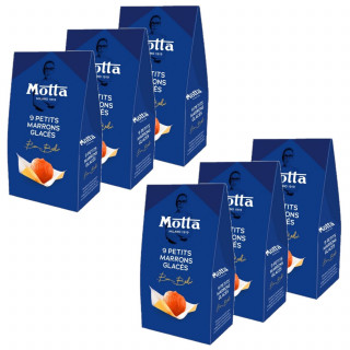 Lot 6x Sachet 9 petits marrons glacés - Boîte 117g