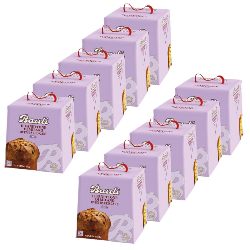 Lot 10x Panettone classique - Boîte 500g