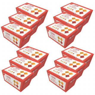 Lot 12x Ballotin 16 carrés de fruits - Boîte 200g