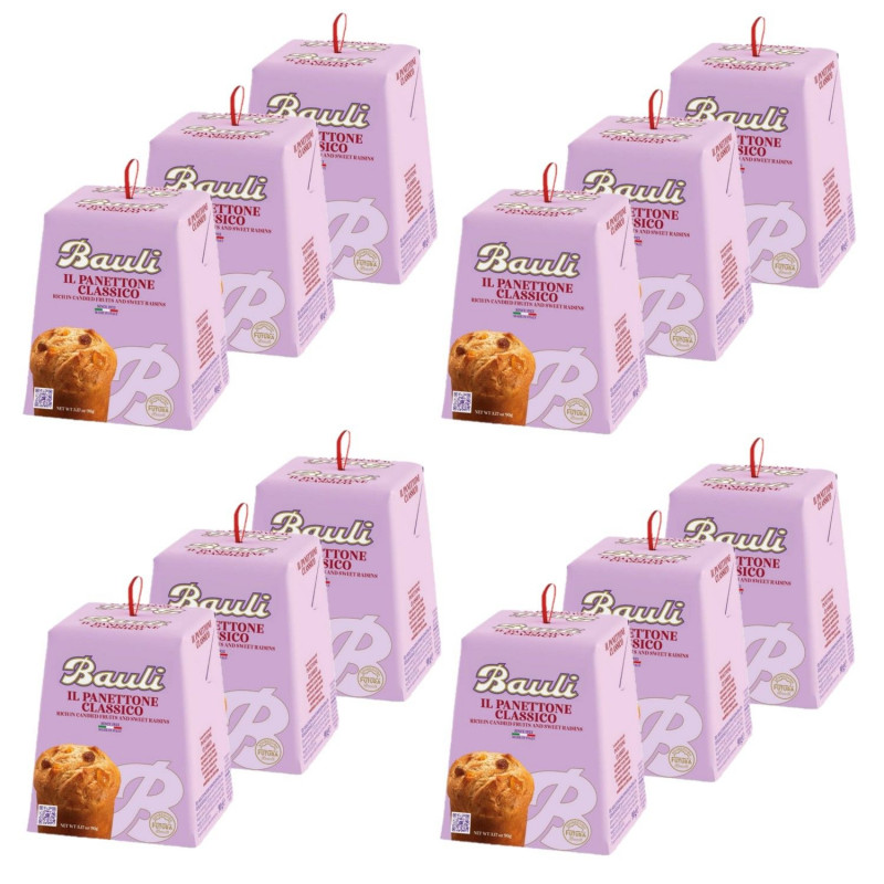Lot 12x Panettone mignon classique - Boîte 90g