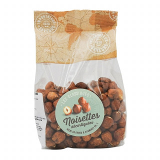 Noisettes entières décortiquées - Paquet 250g